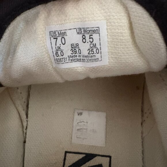 VANS OLD SKOOL LEOPARD BLACK/WHITE/BEIGE ANIMAL PRINT Size Mens 7 Women's 8.5 - Picture 8 of 8